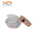 15g 30g 50g diamond shape plastic container cosmetic acrylic packaging cream jar with lids for skin care